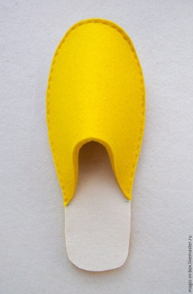 Как просто сшить фетровые тапочки для гостей