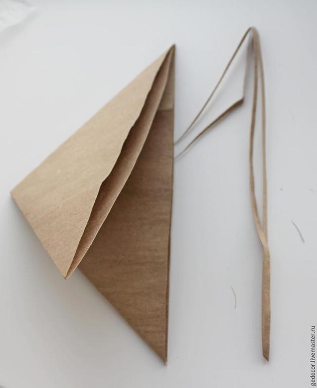 Как за 15 минут сделать коробочку из крафт-бумаги в технике оригами