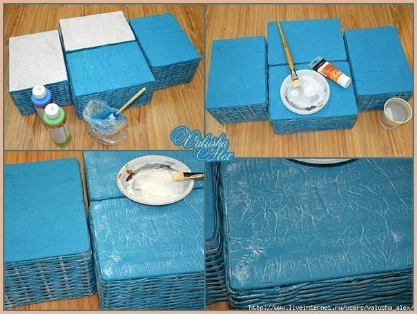 Коробки-плетенки из газет. Мастер-класс.