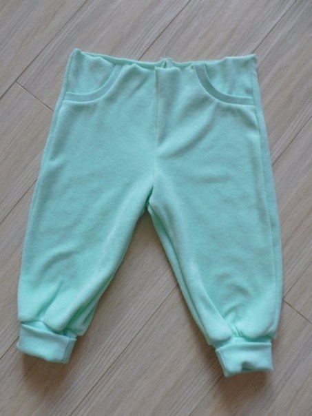 Мастер-класс велюровых штанов для малыша