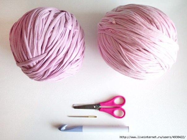 Круглый коврик крючком. Мастер-класс