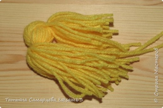 Цыплята из пряжи своими руками. Мастер-класс