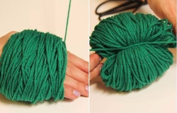 Ковер из помпонов, все очень просто Ковер из помпонов, все очень просто