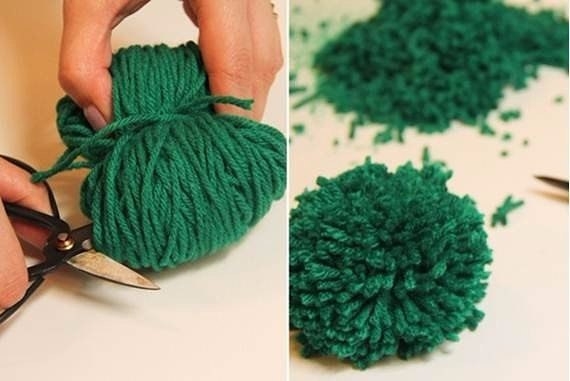 Ковер из помпонов, все очень просто Ковер из помпонов, все очень просто