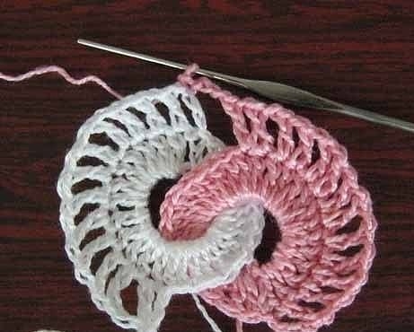 Салфетка из колечек Салфетка из колечек