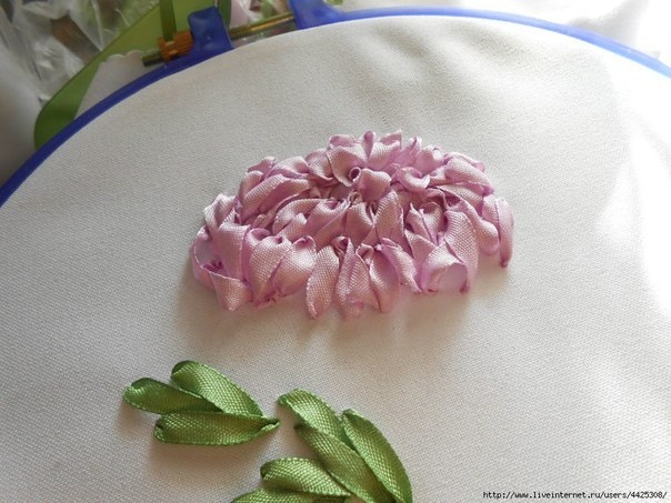 Вышиваем лентами. Мастер-класс