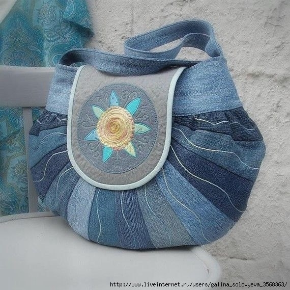 Шьем джинсовые сумочки. Идеи для вдохновения.