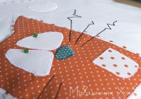 Делаем наволочку с забавной аппликацией Делаем наволочку с забавной аппликацией