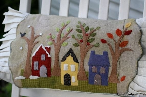 Небольшая подборка красивых декоративных подушек. Идеи для вдохновения.