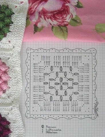 Плед и подушки крючком Плед и подушки крючком