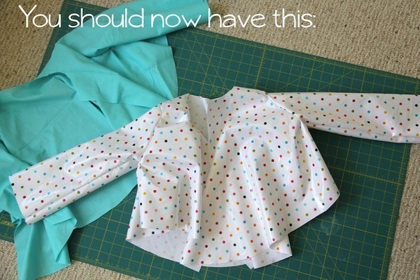 Шьем дождевик для девочки