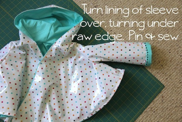 Шьем дождевик для девочки