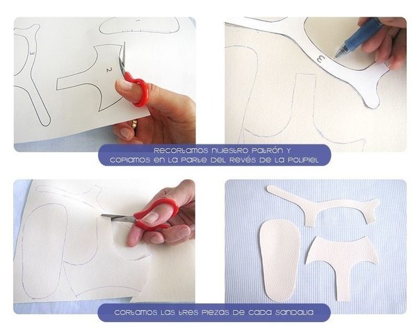 Шьем сандалики