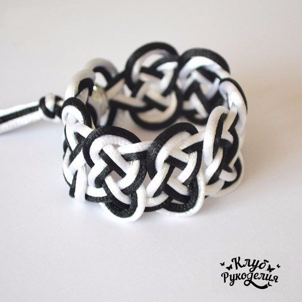 Плетем браслет из териленового шнура