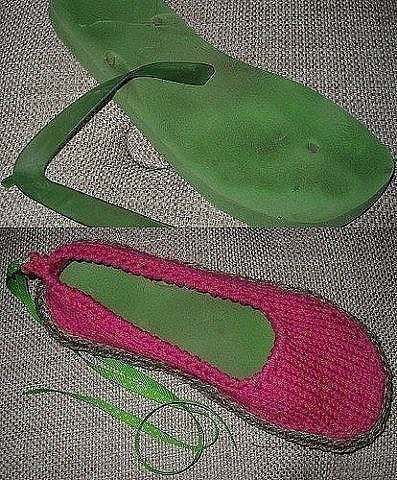 Учимся вязать обувь! Основные советы в фото