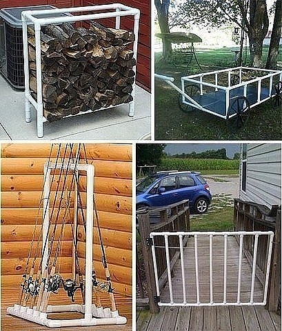 Идеи из труб ПВХ