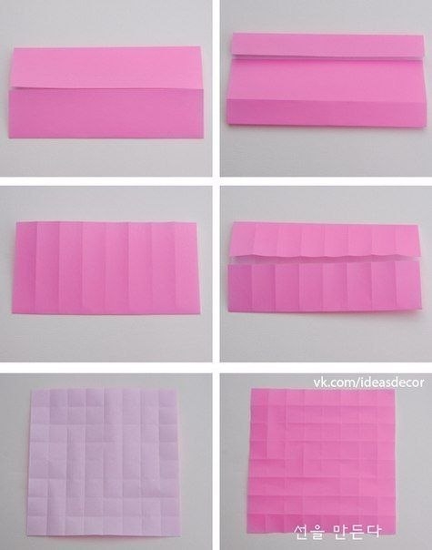 Как сделать розы в технике оригами.