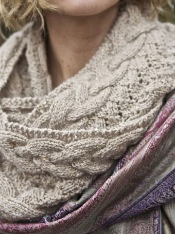 Снуд с косами от Norah Gaughan