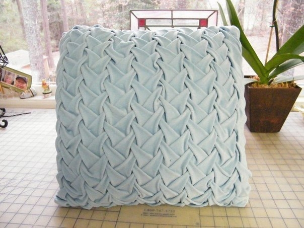 Как сделать буфы на подушке