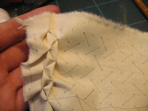 Как сделать буфы на подушке