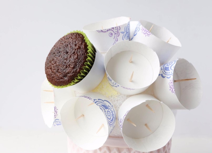 Букет из капкейков