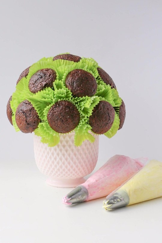 Букет из капкейков