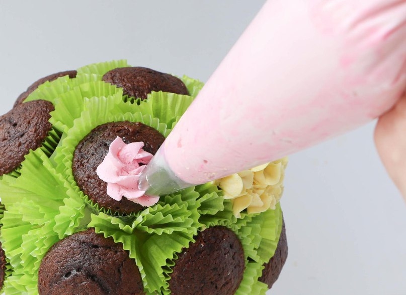 Букет из капкейков