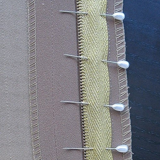 Как вшить молнию