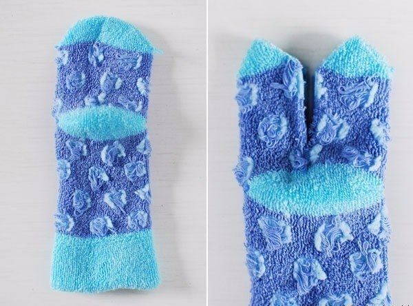 Забавные носочные кролики Забавные носочные кролики