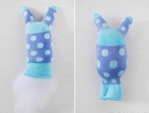 Забавные носочные кролики Забавные носочные кролики