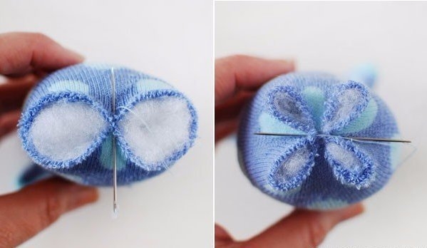 Забавные носочные кролики Забавные носочные кролики