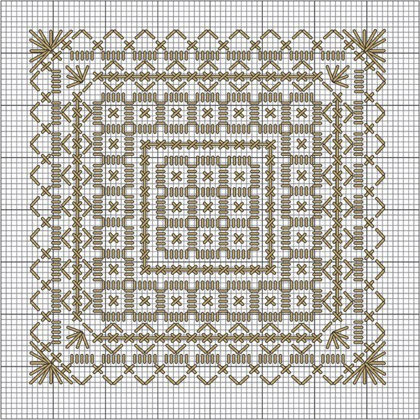 Схемы для нежной вышивки