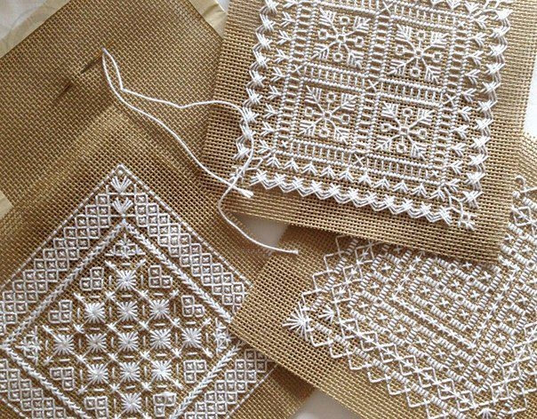 Схемы для нежной вышивки