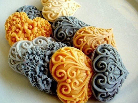 Мыло ручной работы в необычных формах