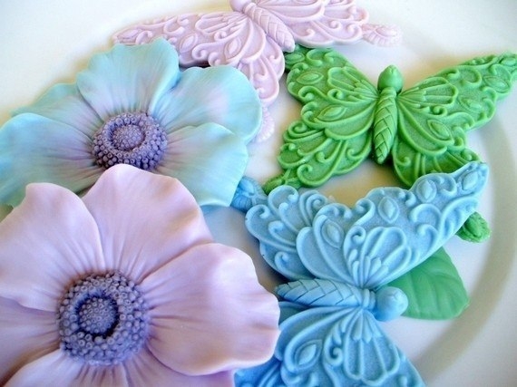 Мыло ручной работы в необычных формах