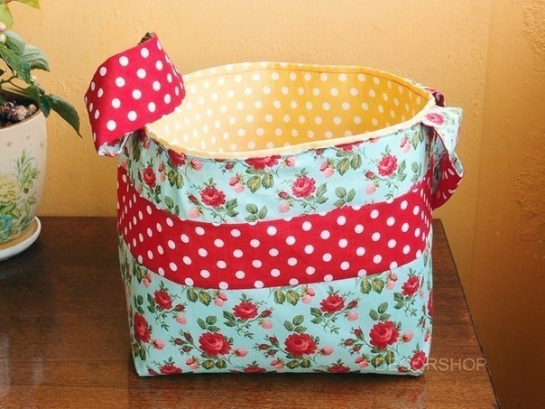 Текстильные корзинки. Идеи для вдохновения Текстильные корзинки. Идеи для вдохновения