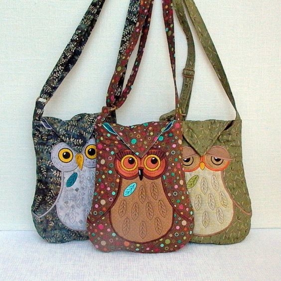 Сумочки - совушки. Идеи