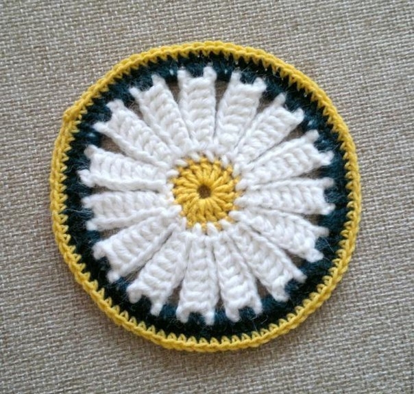 Вязаные крючком подставки под горячее. Мастер-класс