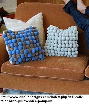 Красота из помпонов. Идеи для вдохновения.