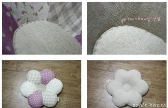 Шьем подушку - цветочек