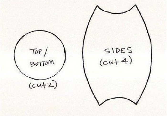 Шьем пуфик-мешок