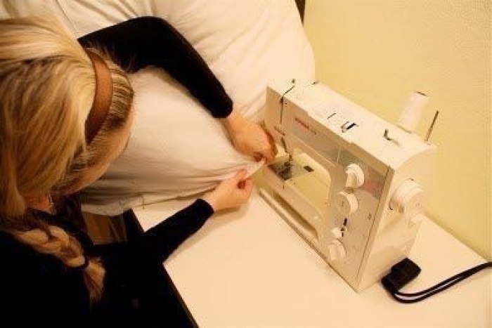 Шьем пуфик-мешок