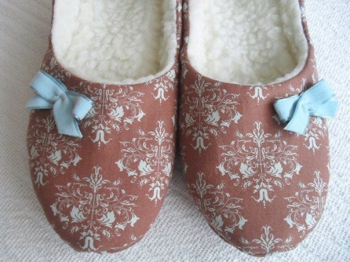 Шьем симпатичные уютные тапочки