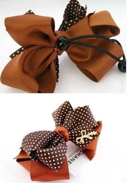 Двухслойный бантик своими руками