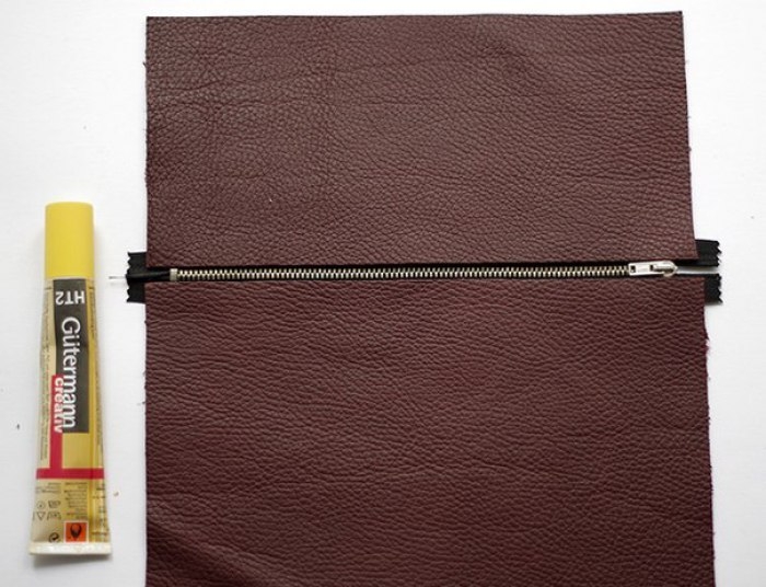 Шьем кожаный клатч