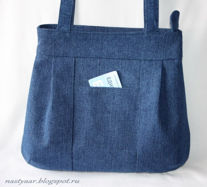 Джинсовая сумка и косметичка. Выкройки.