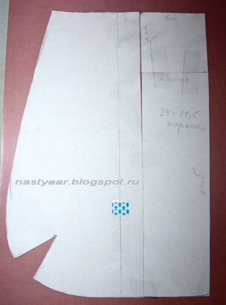 Джинсовая сумка и косметичка. Выкройки.