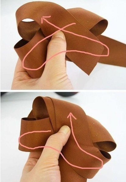 Сделай двухслойный бантик своими руками Сделай двухслойный бантик своими руками