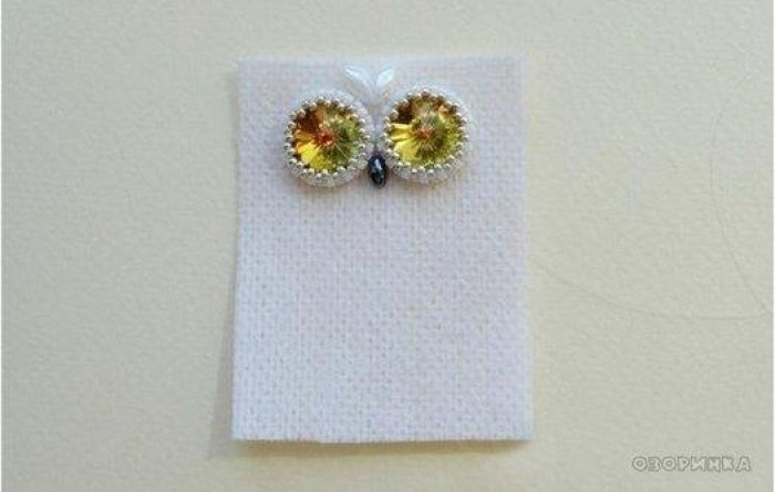 Красивая брошь из бисера. Мастер-класс Красивая брошь из бисера. Мастер-класс