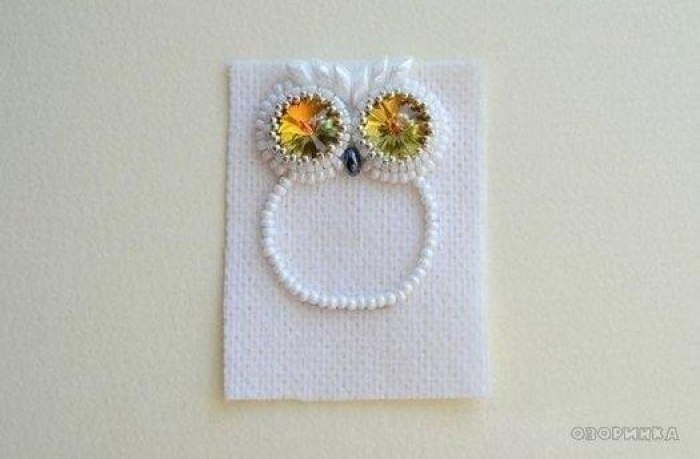 Красивая брошь из бисера. Мастер-класс Красивая брошь из бисера. Мастер-класс